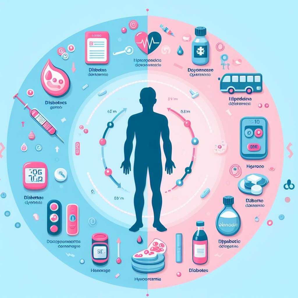 differences between diabetes mellitus and hyperglycemia.